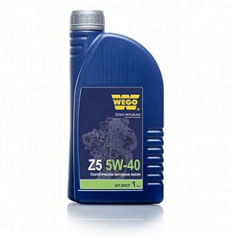 Синтетическое моторное масло WEGO Z5 5W-40 SN/CF