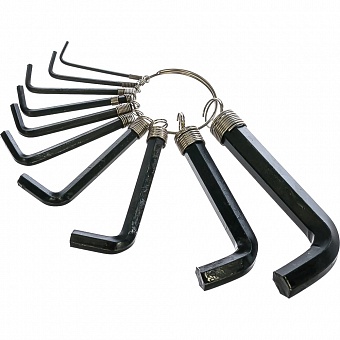 Набор имбусовых ключей SPARTA на кольце, 1.5–10 мм