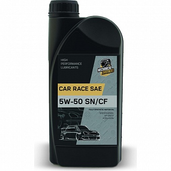 Моторное синтетическое масло MECHANICAL BROTHERS CAR RACE 5W-50, SN/CF