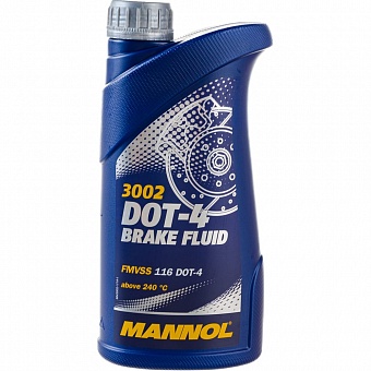 Тормозная жидкость MANNOL DOT-4